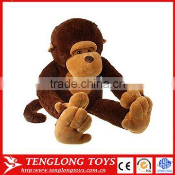 Factory Supply Plush Stuffed Soft Wild Animal Monkey Toy For Children