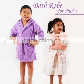 Cute and Comfortable Children Hooded Towel and Bathrobe