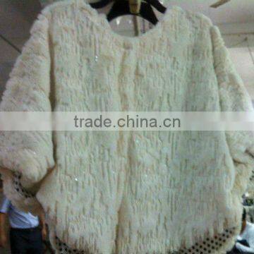 100%Polyester faux fur fabric jacket