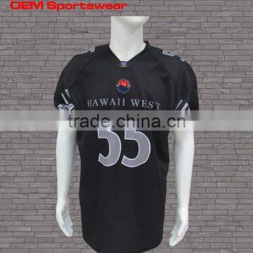 FREE SAMPLE short sleeve mens American football shirt with high quality