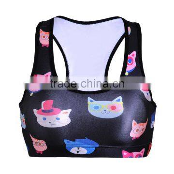 2015 Women Sport Bra Digital Print Bra Plus Size S131-95