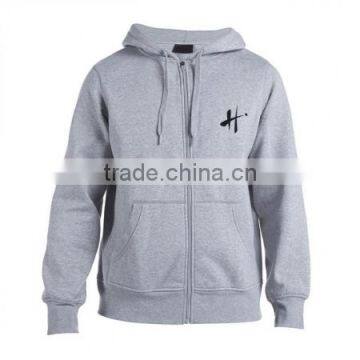 Zipper up Long Sleeve Hoodie / Sports Fleece Hoodie Jackets