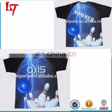 Wholesale new design sublimation printing bowling jersey