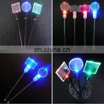 led flashing eco-friend led stirrer shape glow bar products