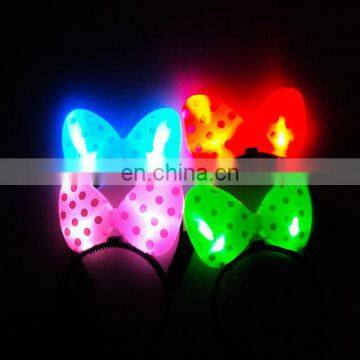 Party Flashing LED Mickey Mouse ear headdress MPA-0177