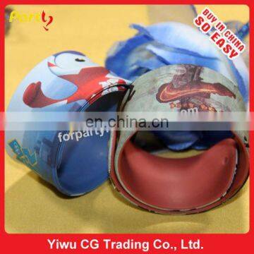 CG-BR072 Cartoon Silicone Slap Bracelet