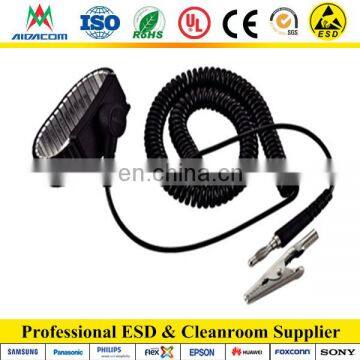 Antistatic function With 4mm,10mm snap ESD wrist strap,Fixed type Metal wrist strap