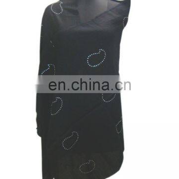 Silk Pashmina Wool Shawls With Swarvoski Crystal photo-5