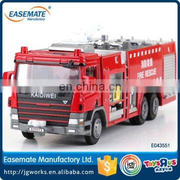 Hot selling 1:50 miniature fire metal truck toy for kids