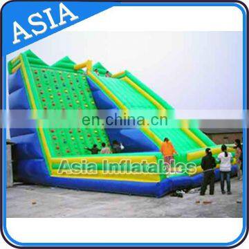 China Outdoor Inflatables Toys Inflatable Water Rock Climbing Wall For Sale