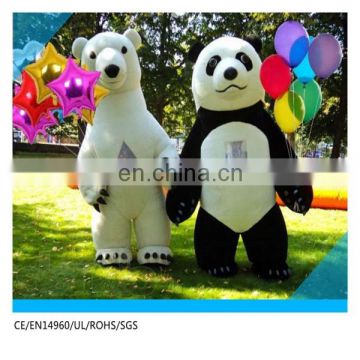 Panda and Bear Inflatable Fat Costume/ panda bear costume