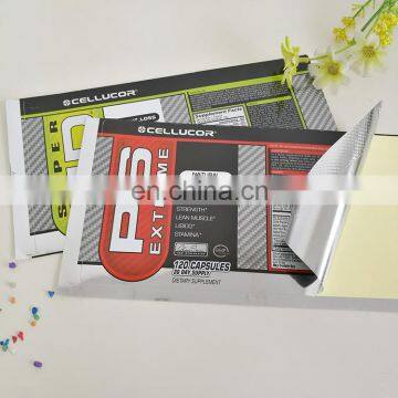 Colorful Printing Sticker Labels Weight Loss High Energy Drink Adhesive PVC Label With Embossing photo-6