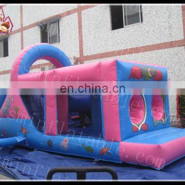 New Inflatable Climb Slide Obstacle Course Moon Bounce Jumping House Rental