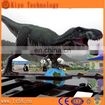 Fiberglass life size dinosaur statues for large outdoor statues