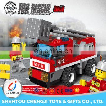 Hot sell intellgence toy car diy plastic 3d blocks