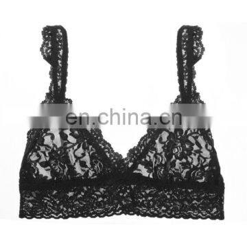top grade soft new design plus size bra sets/full lace bra