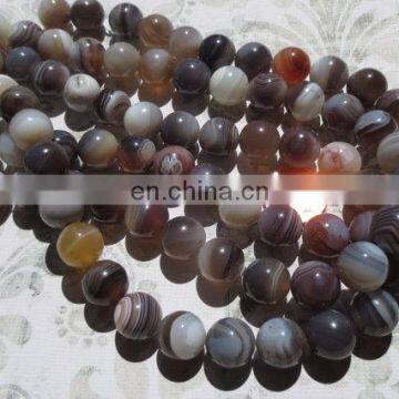 Botswana agate 10mm round beads/Natural Agate Gemstone Beads Necklace/Natural gemstone beads suppliers/Cheap gemstone beads