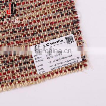 2017 Best Selling High Quality Winter Wool Tweed Jacket Fabric for Women photo-3
