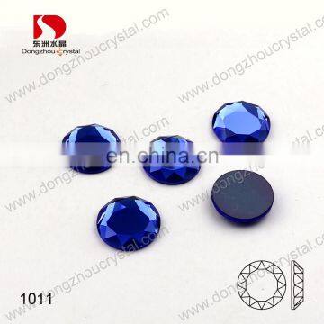 DZ-1011 round cut flat back crystal rhinestones for fancy jewelry