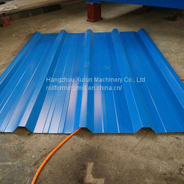 Roof Wall Panel IBR Trapezoidal Roll Forming Machine Metal PPGI Galvanized Steel Profile Lines photo-3