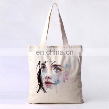 Custom Printed cotton canvas shopping bag