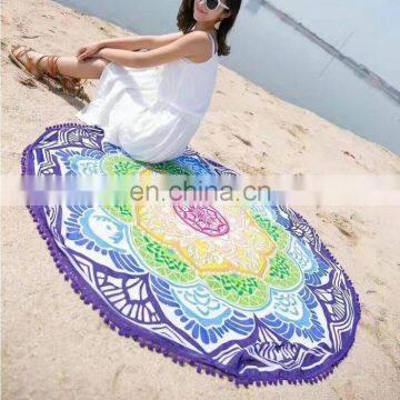 fashion custom wholesale turkish beach towel with tassels