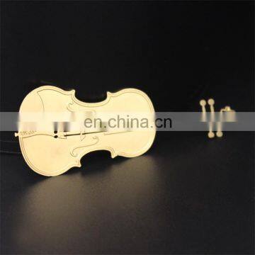 golden violin bookmark souvenir gift