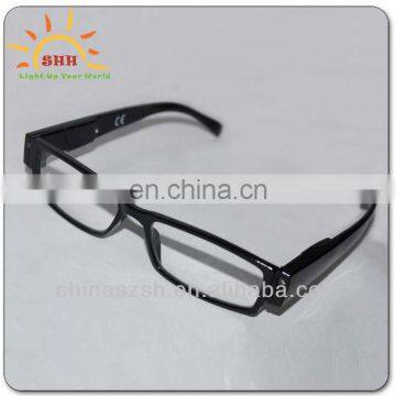 New fashion design light up LED reading glasses for old people