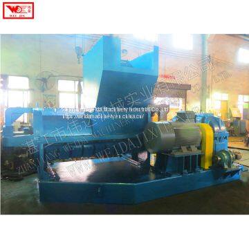 Cote d'Ivoire cutting mixing washing raw rubbersingle helix breaking crushing cleaning machine