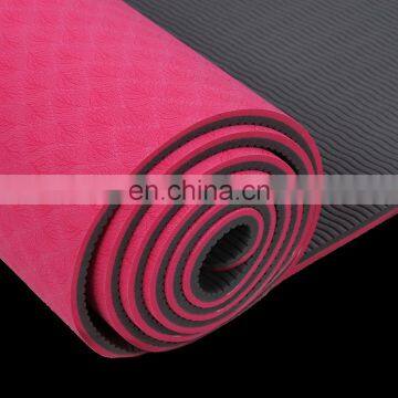 High Quality Double Layers Dropshipping Yoga Mat Eco-friendly TPE Yoga Mat photo-3