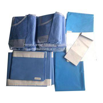 EO Sterilization Nonwoven Fabric Disposable Universal Surgical Pack