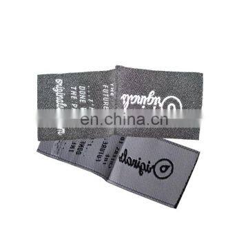 low MOQ High quality garment leather patch custom label