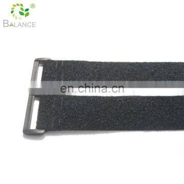 New Product Nylon Straps With Plastic Buckle Hook and Loop Fastener Strap Tie 25mm Customize Size