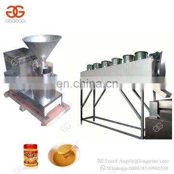 Industrial Cocoa Bean Nut Grinding Sesame Tahini Making Peanut Groundnut Butter Processing Machine Hummus Production Line photo-3