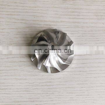 TD04HL  6+6 blades 45.00/61.00mm Turbocharger milling/aluminum 2618 /billet compressor wheel