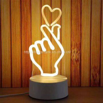 Cool Hat Shape 3D Led Light Lamps Wholesales photo-2