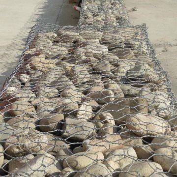 PVC Coated Hexagonal Gabion Mesh Woven Gabion Stone Cage photo-5