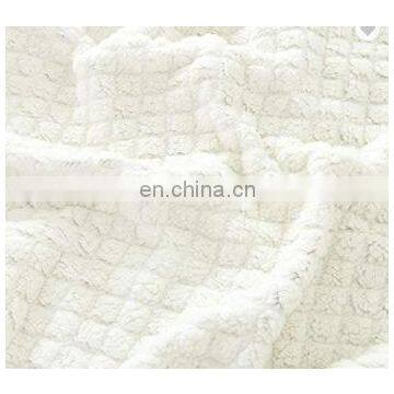 100% Polyester Sherpa Flannel Blanket Two Sides Brushed Cozy Fleece Throw photo-6