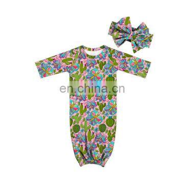 Kids sleeping bags sleeping sack baby newborn sleeping gowns with headband