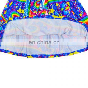 A0180# Girls Dress 2020 Summer Cotton Unicorn Print Clothes Kids Dress photo-4