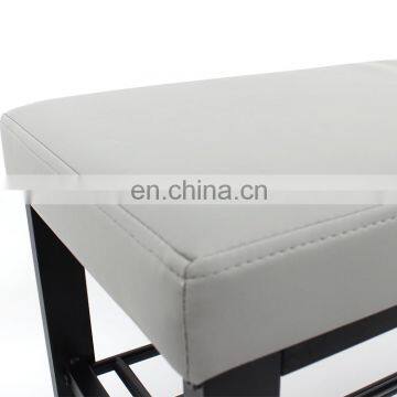 Customized Fabric Hallway Shoe Rack Seat With Metal Steel Double Size Bench Organizer Holder Rack Living Room Furniture photo-7
