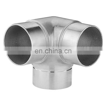 90 Degree 3 Way Corner Elbow Stainless Steel Hardware Hand Rail Fittings