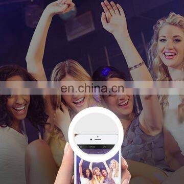 Amazon Hot Selling Universal Selfie Led Light Portable Flash Ring 36 LEDS Luminous Ring Clip Light For Iphone Mobile Phone photo-7