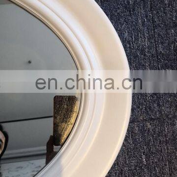 Oval Antique Bathroom Mirror With White Color photo-5