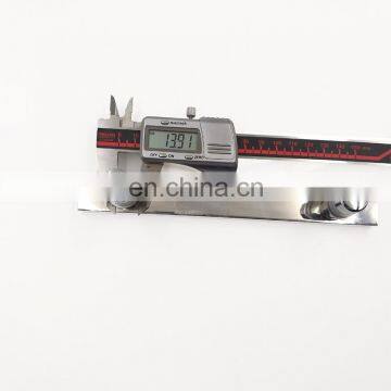 304 Stainless Steel 128mm Center Distance Polished Shower Glass Door Handle photo-3