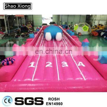 Commercial Big Super Pink Slip n Slide Inflatable Water Slide The City photo-2