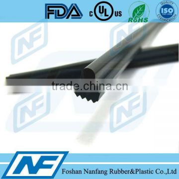 Aging resistance glass shower door rubber seals