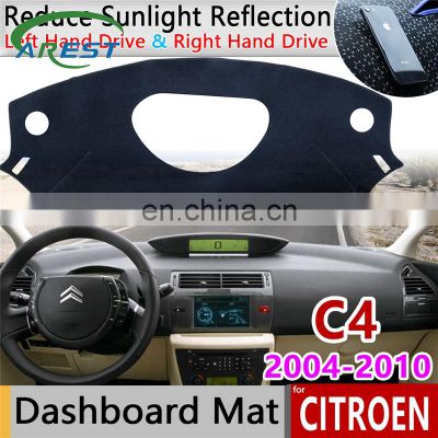 for Citroen C4 MK1 2004 2005 2006 2007 2008 2009 2010 Anti-Slip Mat Dashboard Cover Sunshade Dashmat Accessories C4 Pallas Coupe