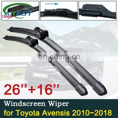 for Toyota Avensis T270 2010~2018 Car Wiper Blade Windscreen Windshield Wipers Car Accessories 2011 2012 2013 2014 2015 2016