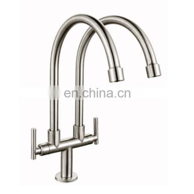 FACTORY Hot-sell chrome plated single lever handle single hole kitchen faucet